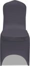 vidaXL - Stoelhoes - stretch - antraciet - 4 - stuks