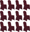 vidaXL - Stoelhoes - stretch - antraciet - 6st - groen