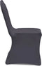 vidaXL - Stoelhoes - stretch - antraciet - 6st