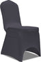 vidaXL - Stoelhoes - stretch - antraciet - 6st