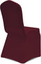 vidaXL - Stoelhoes - Stretch - Bordeauxrood - (6 - stuks)