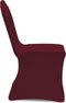 vidaXL - Stoelhoes - Stretch - Bordeauxrood - (6 - stuks)