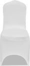 vidaXL - Stoelhoes - Stretch - Wit - (50 - stuks)