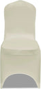 vidaXL - Stoelhoes - Stretch - Wit - (6 - stuks)