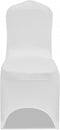vidaXL - Stoelhoes - Stretch - Wit - (6 - stuks)