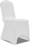vidaXL - Stoelhoes - Stretch - Wit - (6 - stuks)