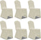 vidaXL - Stoelhoes - Stretch - Zwart - (6 - stuks)