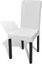 vidaXL - Stoelhoezen - 4 - st - stretch - recht - bruin