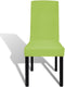 vidaXL - Stoelhoezen - 4 - st - stretch - recht - groen