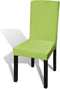 vidaXL - Stoelhoezen - 4 - st - stretch - recht - groen