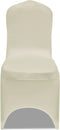 vidaXL - Stoelhoezen - stretch - 24 - st - crème