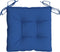 vidaXL - Stoelkussens - 2 - st - 40x40x7 - cm - oxford - stof - blauw