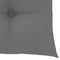 vidaXL - Stoelkussens - 2 - st - 40x40x7 - cm - oxford - stof - grijs