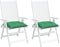 vidaXL - Stoelkussens - 2 - st - 40x40x7 - cm - oxford - stof - groen