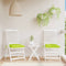 vidaXL - Stoelkussens - 2 - st - 40x40x7 - cm - oxford - stof - heldergroen
