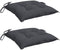 vidaXL - Stoelkussens - 2 - st - 40x40x7 - cm - oxford - stof - antracietkleurig