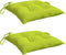 vidaXL - Stoelkussens - 2 - st - 40x40x7 - cm - oxford - stof - heldergroen