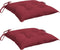vidaXL - Stoelkussens - 2 - st - 40x40x7 - cm - oxford - stof - wijnrood