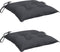 vidaXL - Stoelkussens - 2 - st - 40x40x7 - cm - oxford - stof - antracietkleurig