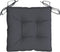 vidaXL - Stoelkussens - 2 - st - 40x40x7 - cm - oxford - stof - antracietkleurig