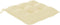 vidaXL - Stoelkussens - 2 - st - 40x40x7 - cm - stof - crèmewit