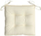 vidaXL - Stoelkussens - 2 - st - 40x40x7 - cm - stof - crèmewit