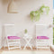 vidaXL - Stoelkussens - 2 - st - 40x40x7 - cm - stof - roze