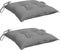 vidaXL - Stoelkussens - 2 - st - 50x50x7 - cm - oxford - stof - grijs