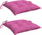 vidaXL - Stoelkussens - 2 - st - 50x50x7 - cm - oxford - stof - roze