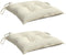 vidaXL - Stoelkussens - 2 - st - 50x50x7 - cm - oxford - stof - crèmewit