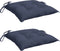 vidaXL - Stoelkussens - 2 - st - 50x50x7 - cm - oxford - stof - marineblauw