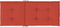 vidaXL - Stoelkussens - 2 - st - hoge - rug - 120x50x4 - cm - stof - gemêleerd - rood