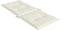 vidaXL - Stoelkussens - 2 - st - hoge - rug - 120x50x4 - cm - stof - gemêleerd - crème