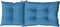vidaXL - Stoelkussens - 2 - st - hoge - rug - 120x50x7 - cm - stof - gemêleerd - blauw