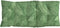 vidaXL - Stoelkussens - 2 - st - hoge - rug - bladpatroon - oxford - stof