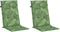 vidaXL - Stoelkussens - 2 - st - hoge - rug - bladpatroon - stof