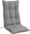 vidaXL - Stoelkussens - 2 - st - hoge - rug - oxford - stof - grijs