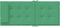 vidaXL - Stoelkussens - 2 - st - hoge - rug - oxford - stof - groen