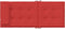 vidaXL - Stoelkussens - 2 - st - hoge - rug - oxford - stof - rood