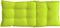 vidaXL - Stoelkussens - 2 - st - hoge - rug - oxford - stof - heldergroen
