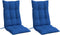 vidaXL - Stoelkussens - 2 - st - hoge - rug - oxford - stof - koningsblauw