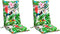 vidaXL - Stoelkussens - 2 - st - hoge - rug - oxford - stof - meerkleurig