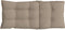 vidaXL - Stoelkussens - 2 - st - hoge - rug - oxford - stof - taupe
