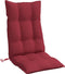 vidaXL - Stoelkussens - 2 - st - hoge - rug - oxford - stof - wijnrood
