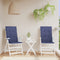 vidaXL - Stoelkussens - 2 - st - hoge - rug - stof - marineblauw