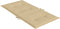 vidaXL - Stoelkussens - 2 - st - lage - rug - 100x50x4 - cm - stof - gemêleerd - beige