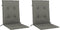vidaXL - Stoelkussens - 2 - st - lage - rug - 100x50x4 - cm - stof - donkergrijs