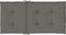 vidaXL - Stoelkussens - 2 - st - lage - rug - 100x50x4 - cm - stof - donkergrijs