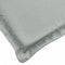 vidaXL - Stoelkussens - 2 - st - lage - rug - 100x50x4 - cm - stof - lichtgrijs
