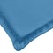 vidaXL - Stoelkussens - 2 - st - lage - rug - 100x50x4 - cm - stof - gemêleerd - blauw
